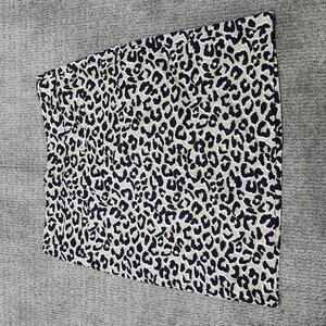 Talbots Skirt Women’s Brown Black Animal Print Size 6 NWT